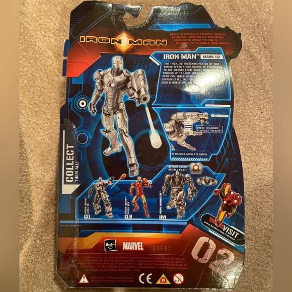 NEW Marvel Iron Man Hasbro Toy Action Figures - Collection Set Of 5 - Picture 5 of 12